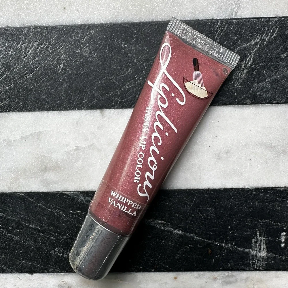 Bath & Body Works Liplicious WHIPPED VANILLA Lip Gloss New Sealed .47 oz Y2K